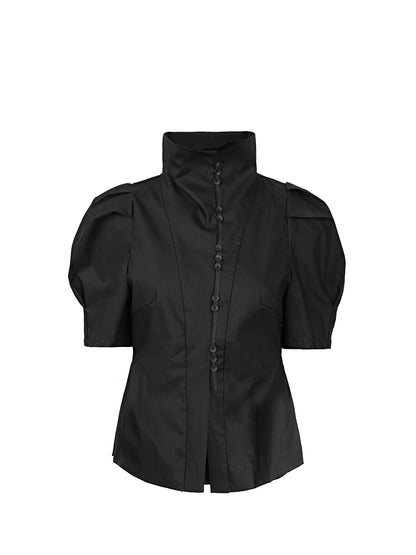 PofElegance™ Blouse | Schattige pofmouwen voor een elegante touch.