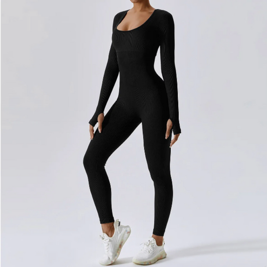 SleekSculpt™ | Jumpsuit met lange mouwen 1 + 1 GRATIS