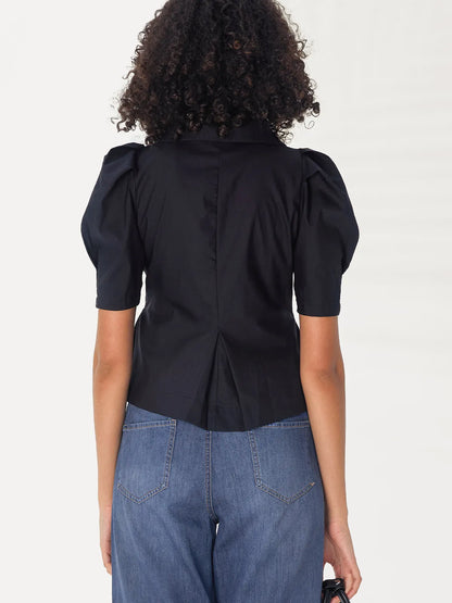 PofElegance™ Blouse | Schattige pofmouwen voor een elegante touch.