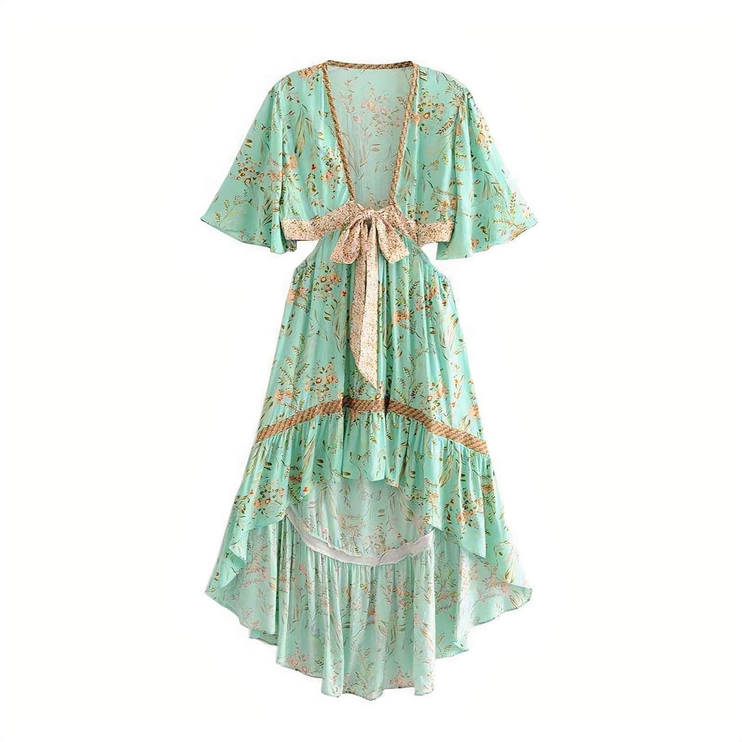 Maisie™ Floral Dress | Zacht roze of mint bloemenprints voor een romantische uitstraling.